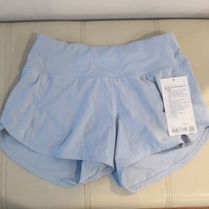 Lululemon Athletica Blue Athletic Shorts with Built-in Liner